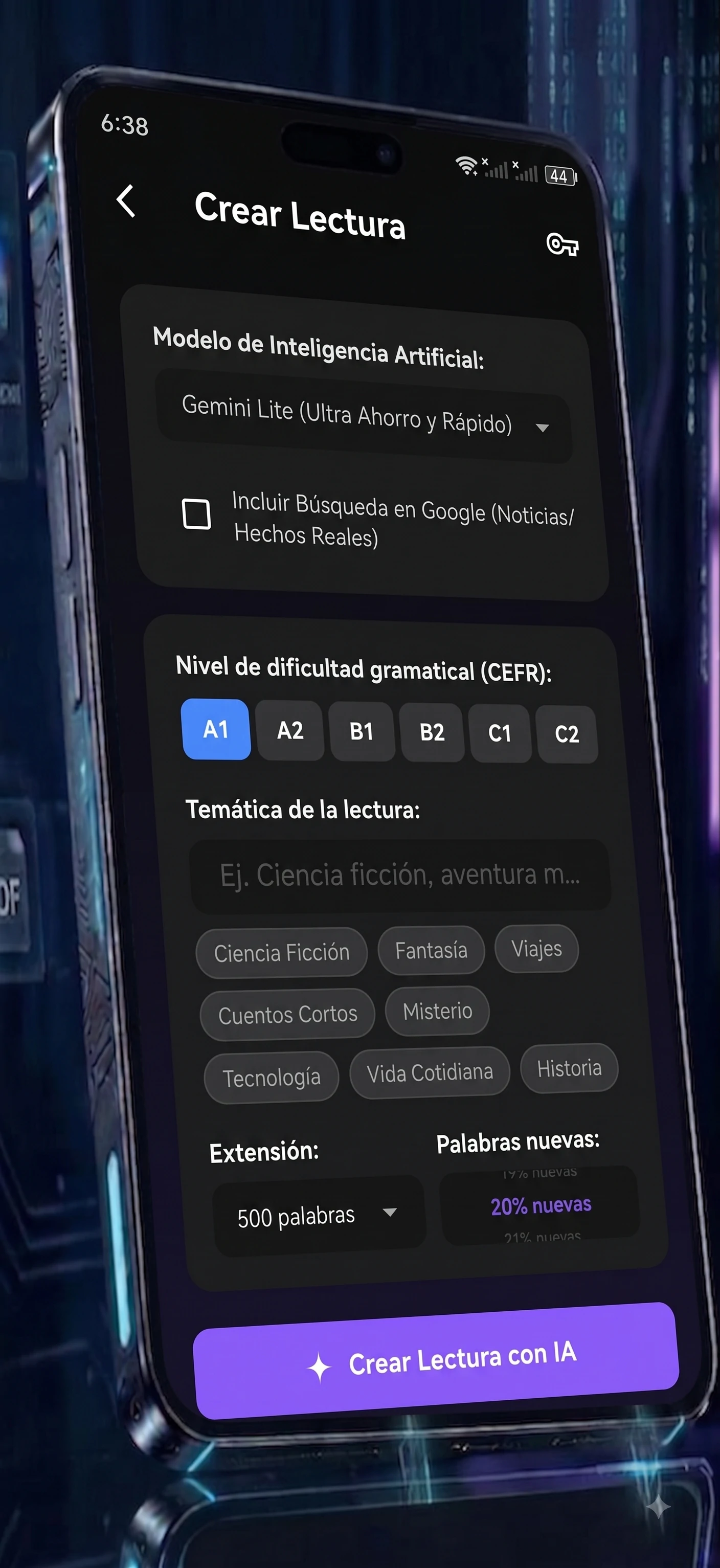 Crear Lectura PDF